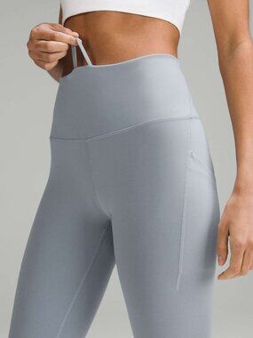 Wunder Train High-Rise Tight 25" | lululemon | 2 | Chambray